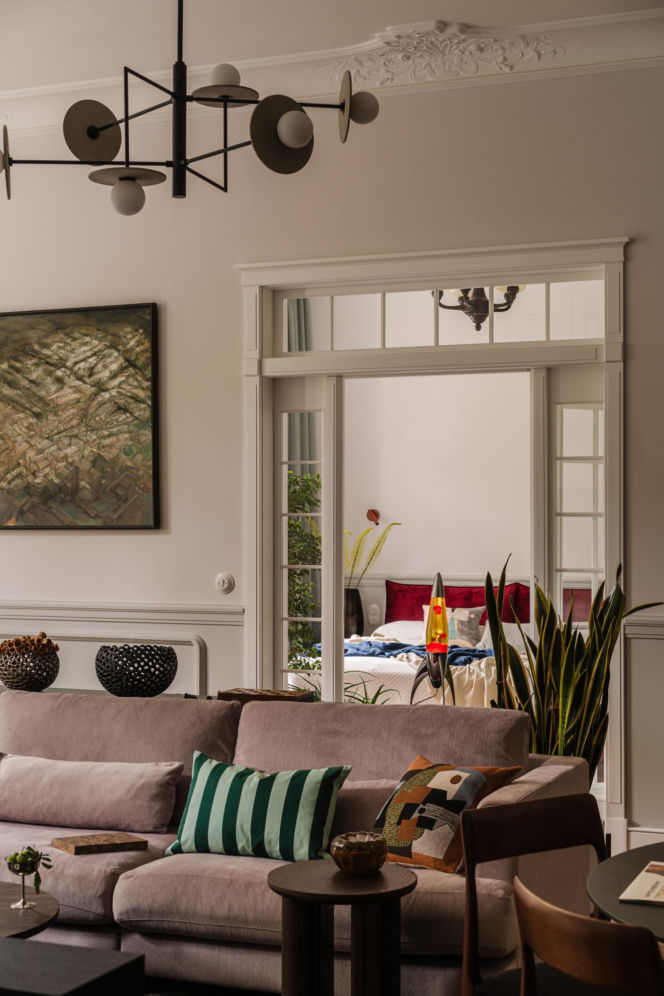 Secesyjny apartament w Poznaniu - projekt Maria Jachalska