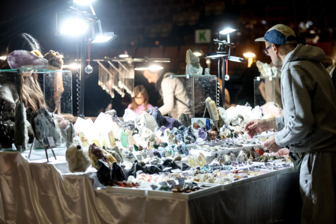 Giełda minerałów w Spodku przyciągnęła tłumy! GeoExpo ekspozycję wspaniałych cudeniek