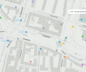 Niemieckie nazwy ulic w Szczecinie na mapach Bing