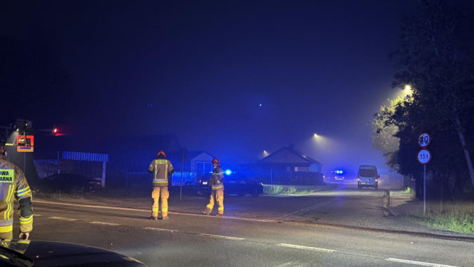 Strażacy walczą z potężnym pożarem na Mazowszu
