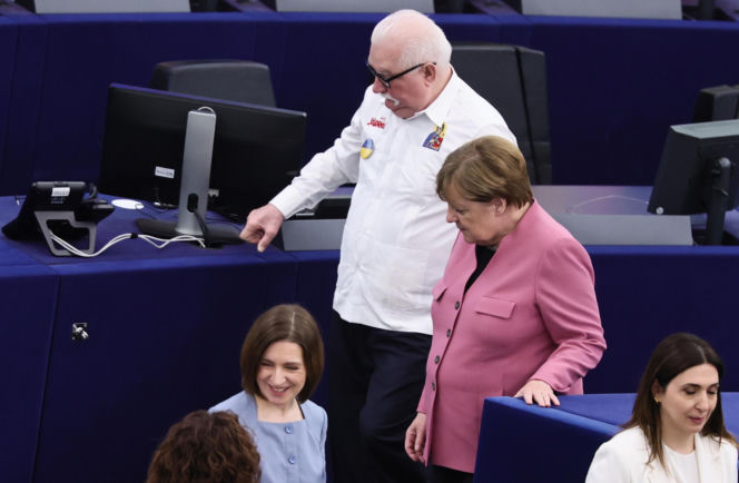Uroczystość wręczenia Europejskich Orderów Zasługi