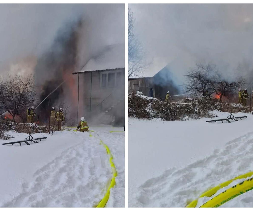 Tragiczny pożar w Ziomakach
