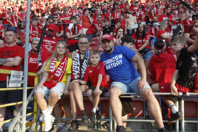 Widzew Łódź - Piast Gliwice: Zdjęcia kibiców i zawodników z meczu 34. kolejki PKO BP Ekstraklasy