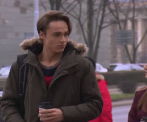 Pierwsza miłość. Krystian (Patryk Pniewski), Marta (Joanna Jarmołowicz)