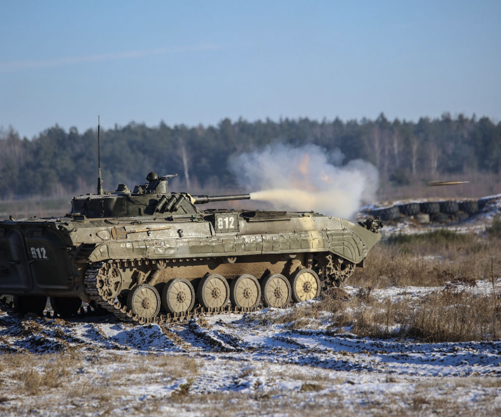 BMP, transporter, wojsko, armia, Białoruś