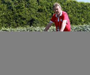 Zbigniew Boniek na przejażdżce rowerowej po La Baule
