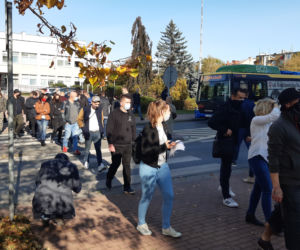 Blokada drogi w Tarnowie - protest