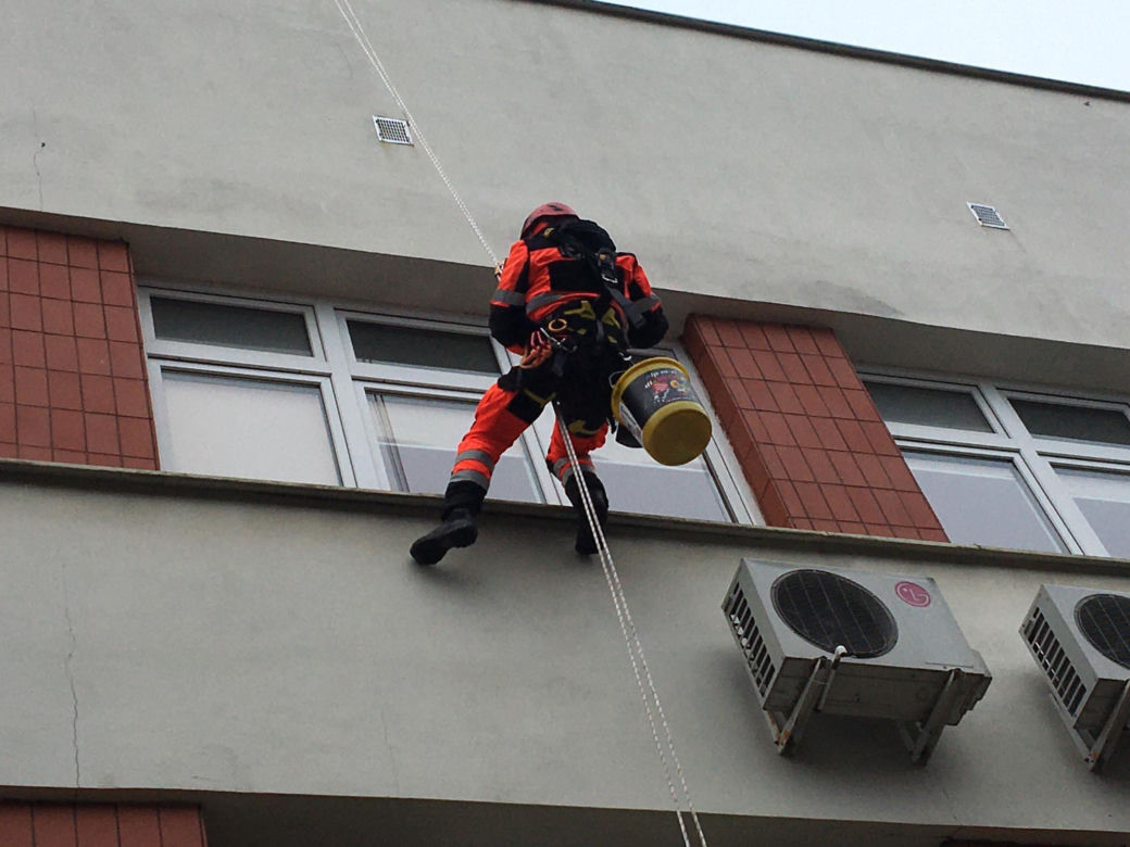 Alpiniści dla WOŚP w grudziądzki szpitalu