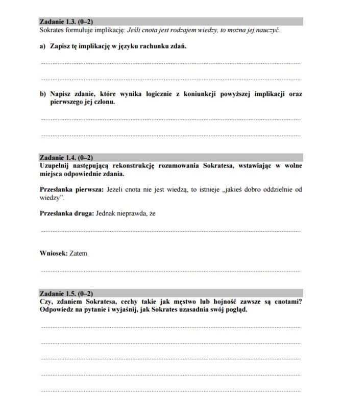 Matura 2016 z filozofii