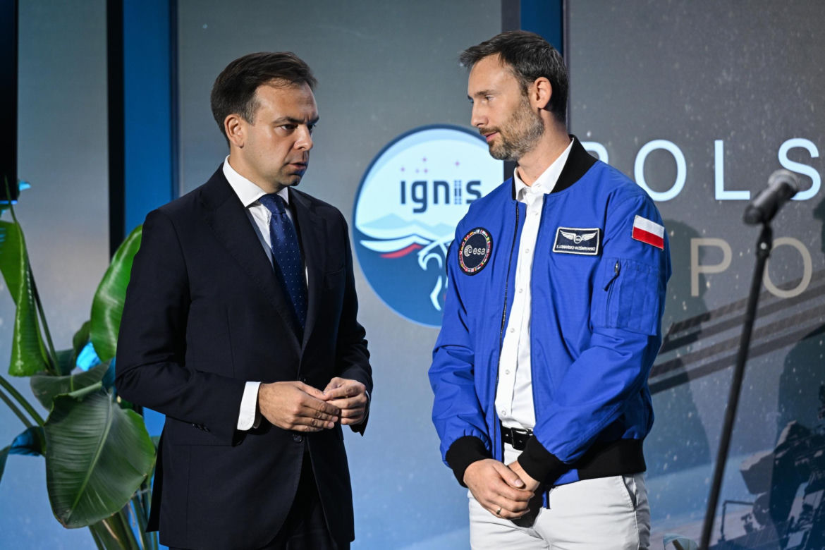 MNiSW: konferencja prasowa „IGNIS - Polska sięga gwiazd” ze Sławoszem Uznańskim-Wiśniewskim