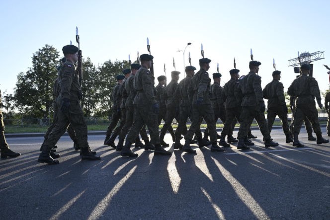 Próba generalna defilady wojskowej w Warszawie
