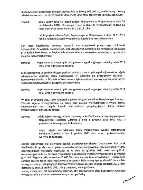 Prezes NFZ ucieka przed komornikiem