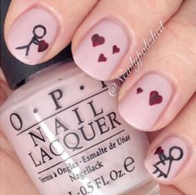 Walentynkowy manicure 7
