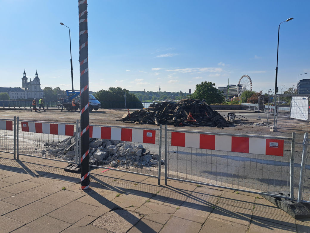 Remont mostu Grunwaldzkiego w Krakowie
