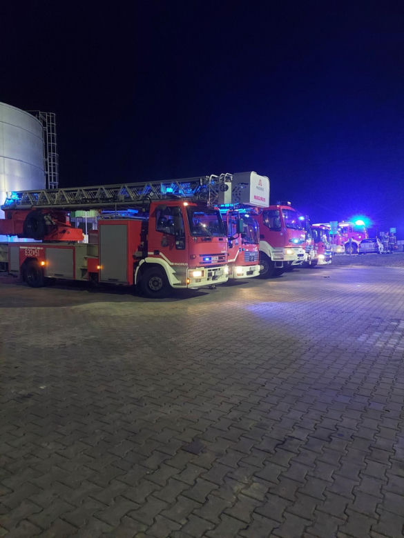 Pożar centrum dystrybucyjnego Żabki