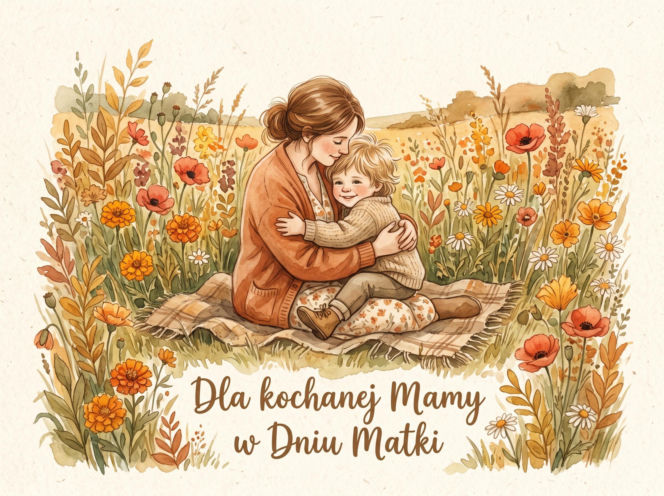 Kartka z życzeniami na Dzień Matki