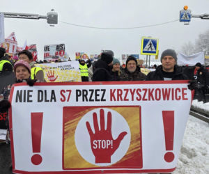 Blokada zakopianki i protesty przeciwko S7. Mieszkańcy są zdesperowani, chodzi o setki domów