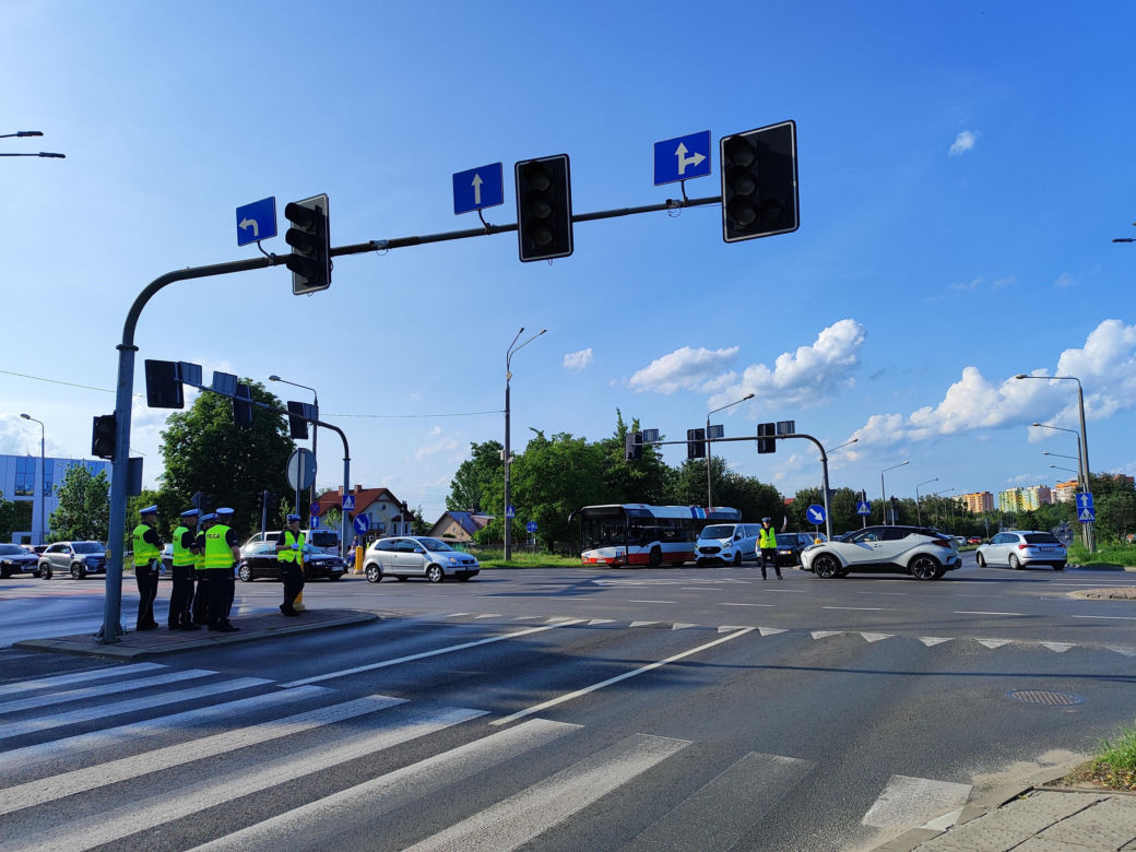 Mazowieccy policjanci rywalizowali o to kto najlepiej kieruje ruchem