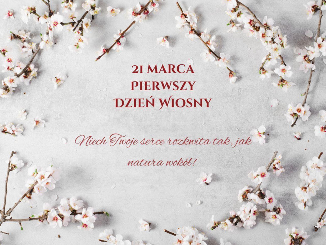 Fajne kartki na pierwszy dzień wiosny