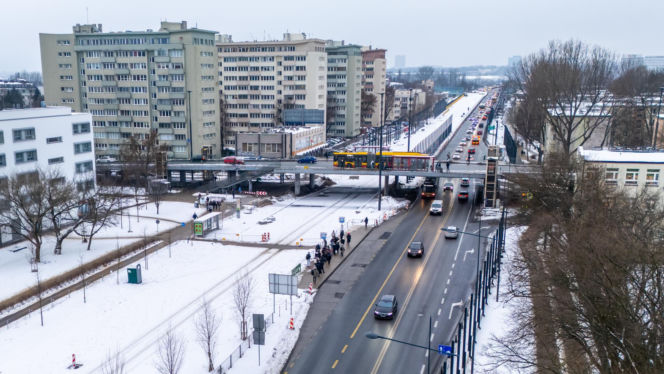 Remont alei Stanów Zjednoczonych w Warszawie