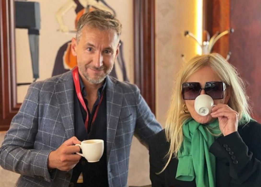 Piotr Kraśko i Monika Olejnik 