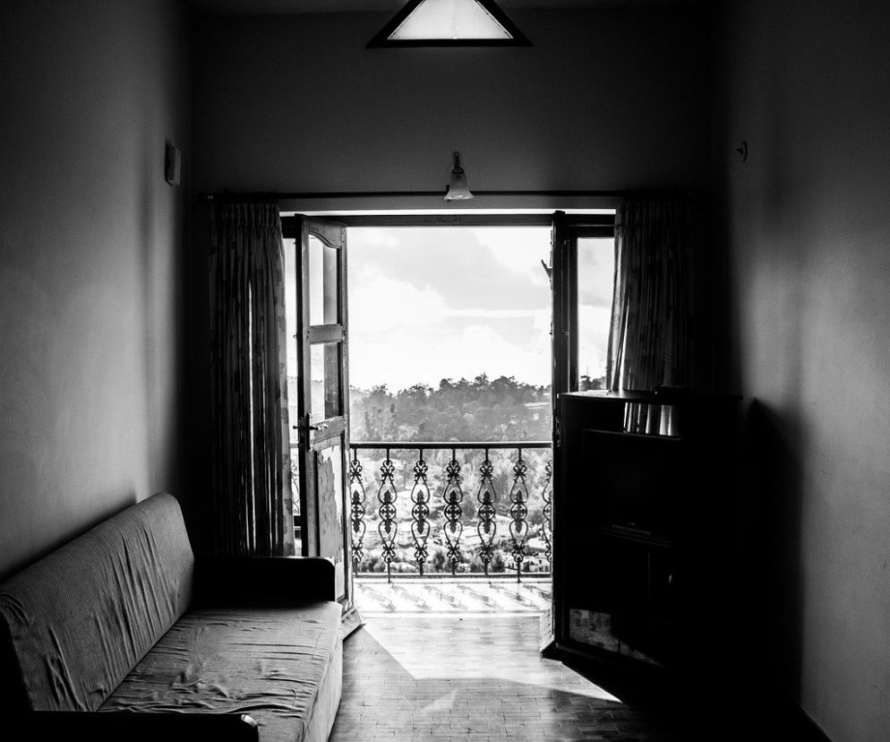 balkon, pokój