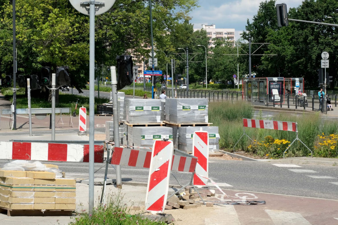 Weekendowy paraliż Mokotowa - remont ul. Wołoskiej