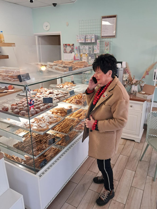 Joanna Senyszyn u fryzjera