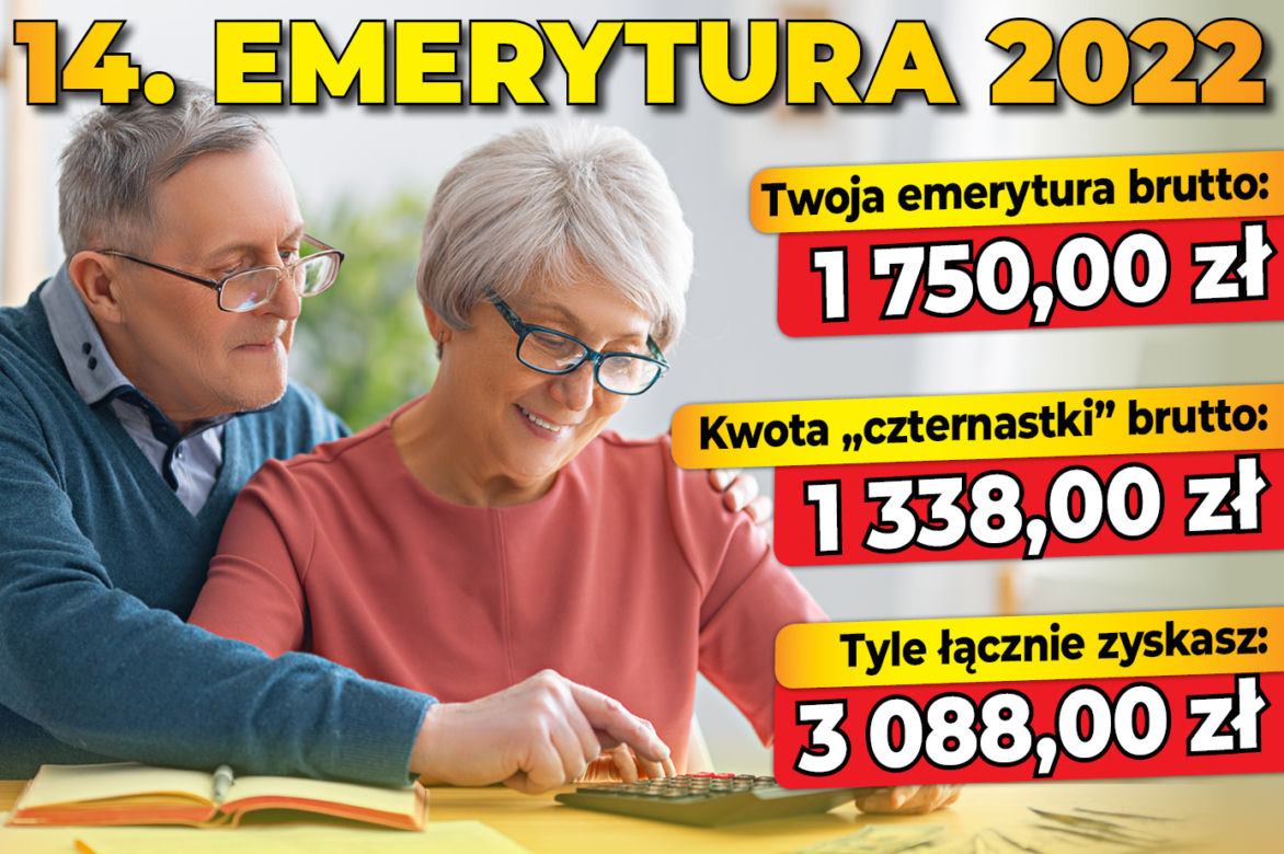 14. emerytura 2022. Tyle dostaniesz