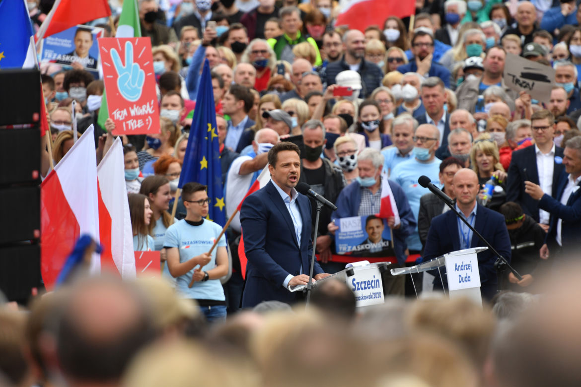 SZCZECIN KAMPANIA WYBORCZA KANDYDATA NA PREZYDENTA  RAFAŁA TRZASKOWSKIEGO