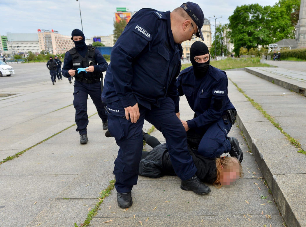 Protest przedsiębiorców w Warszawie
