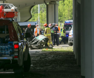 Wypadek na moście Grota-Roweckiego