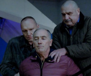Pierwsza miłość. Krzyś (Mariusz Jakus), Romuś (Grzegorz Skrzecz), Karol Weksler (Karol Strasburger)