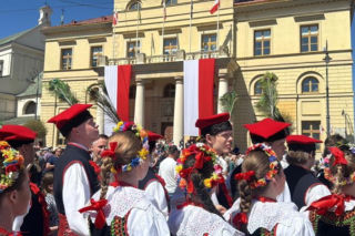 Tak świętowali 3 maja w Lublinie. Polonez z rekordową liczbą par