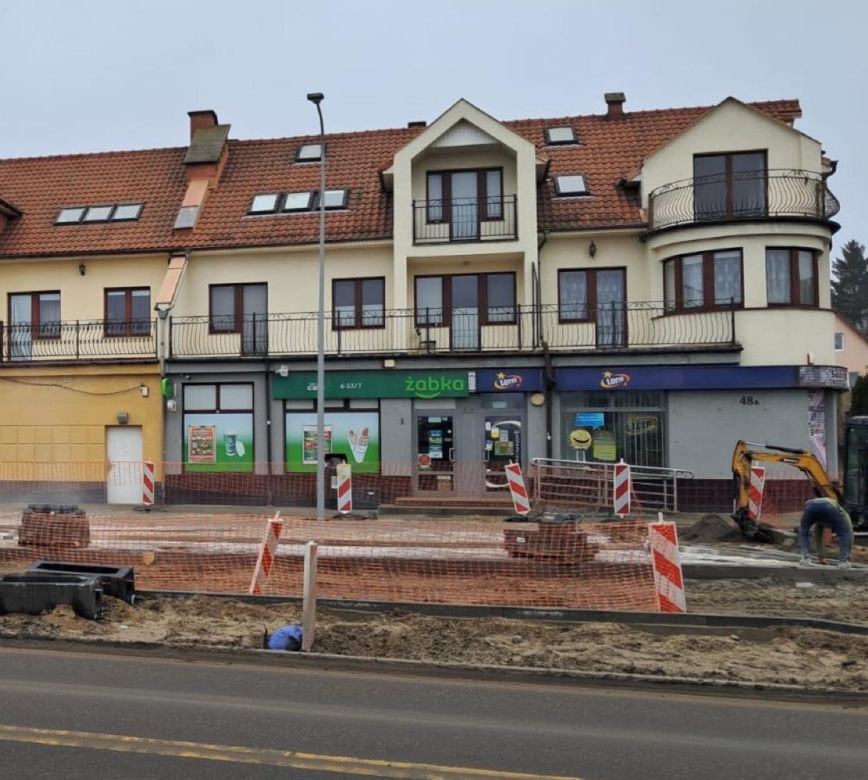Rozbudowa ulicy Unruga  w Gdyni 