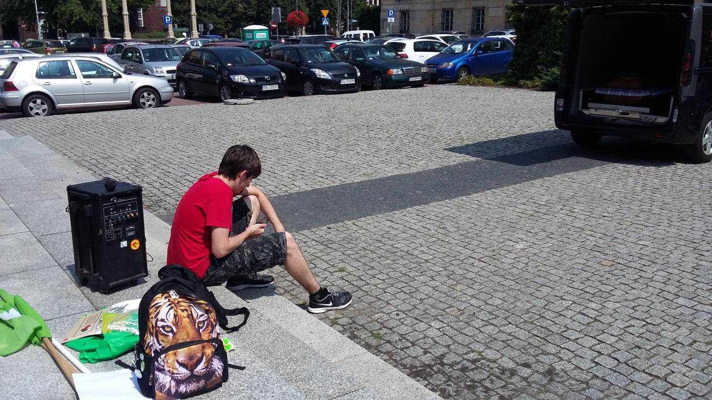 Protest przeciw dopalaczom w Katowciach