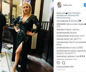 Katarzyna Cerekwicka na planie Kobiet mafii'