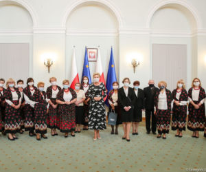 Agata Duda gościła członkinie Koła Gospodyń Wiejskich
