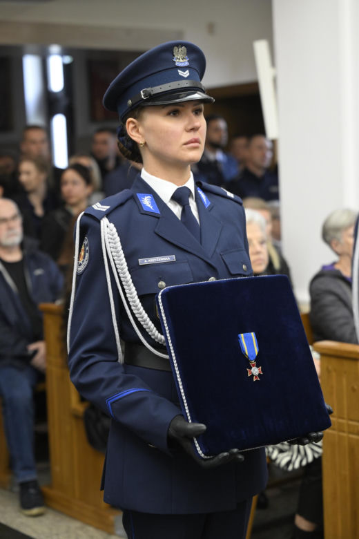 Młody policjant zginął w potwornym wypadku. Pogrzeb Kacpra Mierzejewskiego