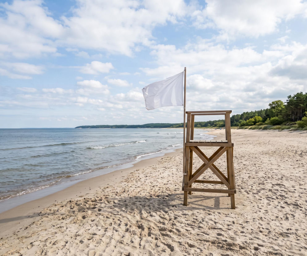 Sinice Rowy. Czy w Rowach można się kąpać 28.08? Flaga, warunki pogodowe