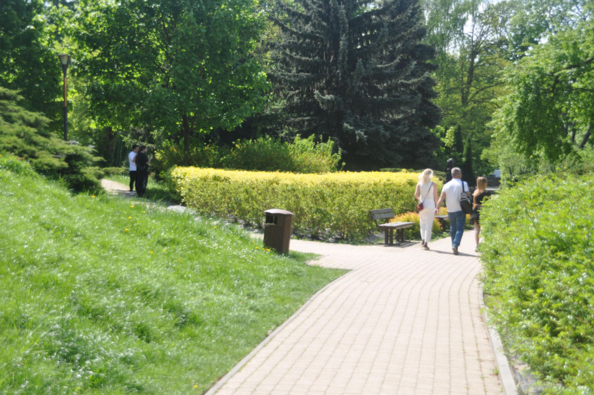Park Miejski w Kielcach. Wiosna 2025