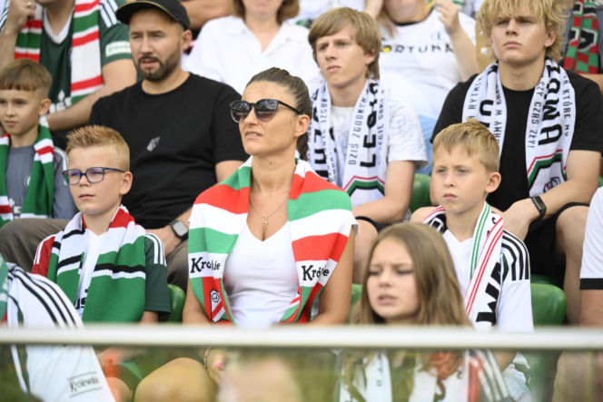 Legia Warszawa - Zagłębie Lubin: Zdjęcia kibiców