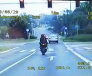 Szalony rajd motocyklisty na ulicach Zabrza [ZDJĘCIA]