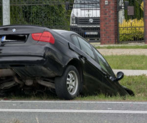 Poważny wypadek w miejscowości Sadowie. Zablokowana DK9, są ranni