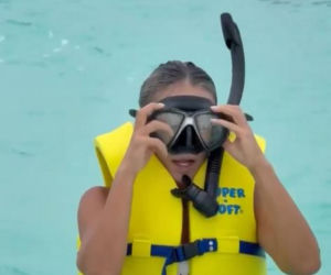 Małgorzata Rozenek i Radosław Majdan nurkują  Malediwach