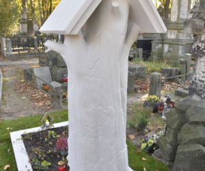Tak wygląda nowy grób Andrzeja Kopiczyńskiego