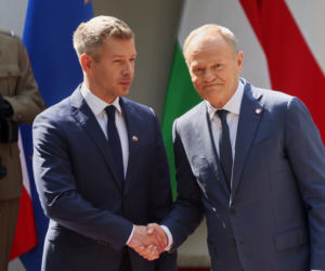 Spotkanie Donalda Tuska i Petera Magyara