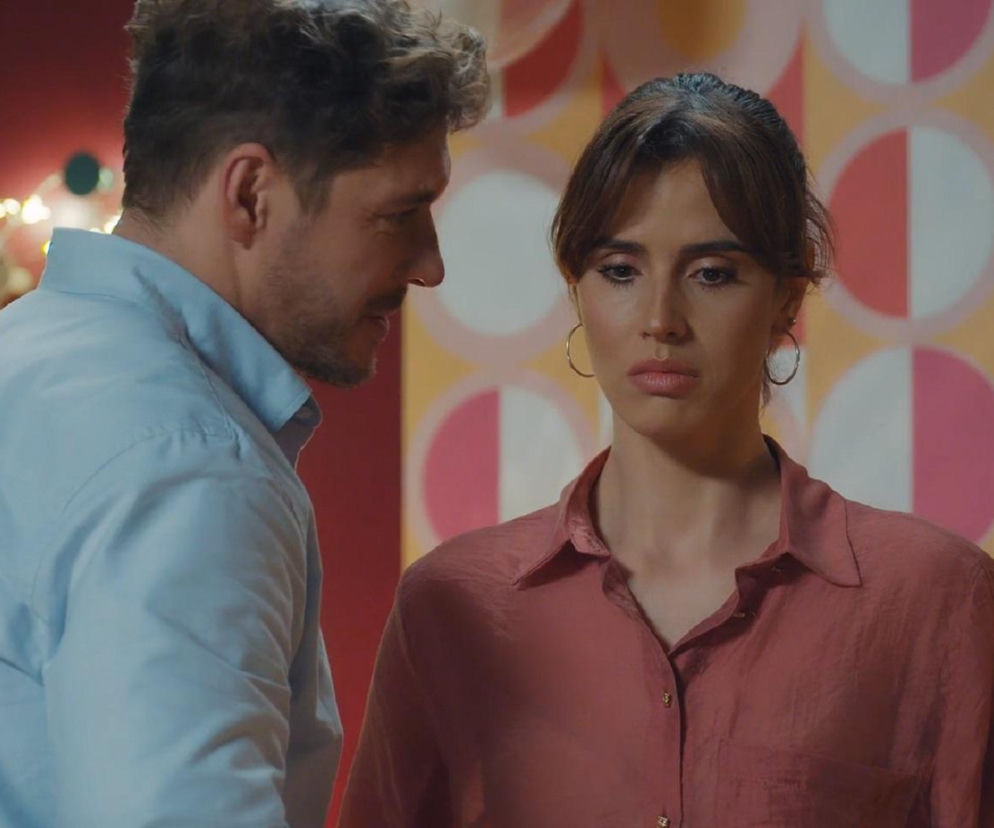 M jak miłość odc. 1919. Kama (Michalina Sosna), Marcin (Mikołaj Roznerski)