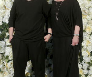 Dominika Ostałowska i jej syn Hubert Zduniak