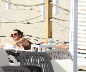Katarzyna Herman na plaży